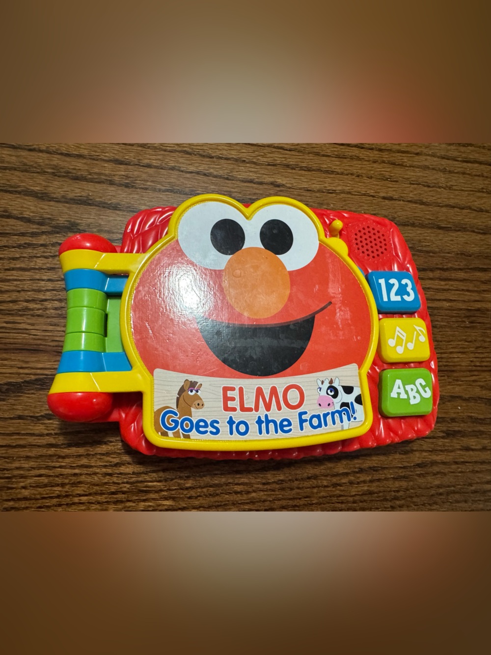 Sesame Street Elmo Interactive Learning Book - Red with Green & Blue Accents